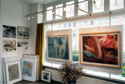 werk op papier van Jan Jongert tijdens de finissage