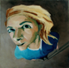 vliegperspectief,   olieverf op doek